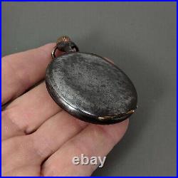Gallet Minute Repeater antique Swiss pocket watch gunmetal case AS IS Project