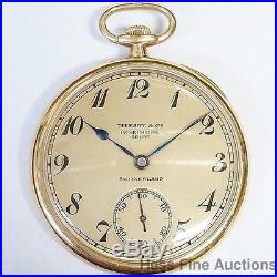 Gen 1920s Patek Philippe Extra Tiffany Hidden Hinge Case 18k Gold Pocket Watch