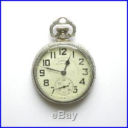 Gents 1959 Hamilton 992b 16 Size 21j Rr Pocket Watch In 14k Wgf Ball Model Case