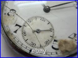 Genuine OMEGA Pocket Watch Cal 40.6L T1 Manual Wind Junk Case 48mm 1.89in