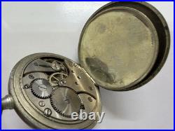 Genuine OMEGA Pocket Watch Cal 40.6L T1 Manual Wind Junk Case 48mm 1.89in