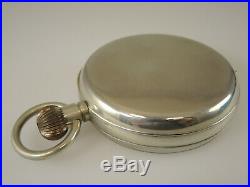Giant 76mm wide pocket watch with original case c1911