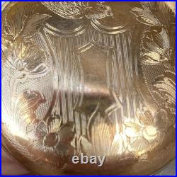 Gibraltar Gold Filled Antique Engraved Bird Pocket Watch Case
