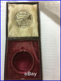 Golay Leresche 18K double enamel case pocket watch, original gold key