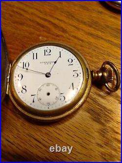 Gold Filled Fancy Pocket Watch Scenic Case