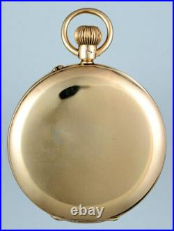 Gold Half Hunting Cased Pocket Watch by Dent