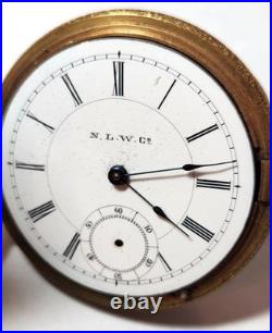 Gold Plated New London Pocket Watch in Hunting Case