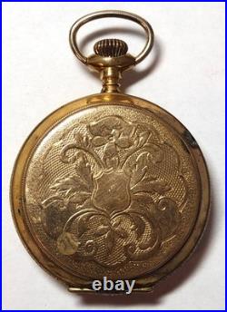 Gold Plated New London Pocket Watch in Hunting Case