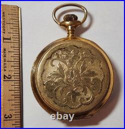Gold Plated New London Pocket Watch in Hunting Case