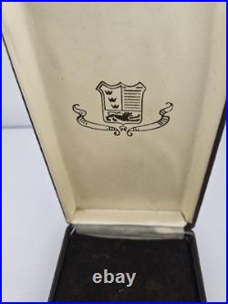 Gorgeous 70s LeClaire Swiss Wind-Up Hunting Pocket Watch 17 Jewels Runs Case