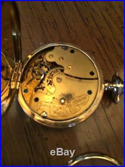 Gorgeous Waltham Pocketwatch Small Ladies 14K SOLID GOLD CASE