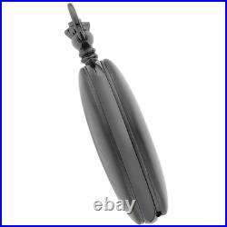 Gotham Men's Gunmetal Stainless Steel Analog Quartz Day/Date Pocket Watch