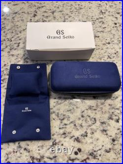 Grand Seiko Watch Case and soft pouch, Holds 2 Watches. Brand New, Never Used