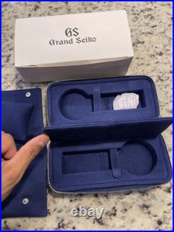 Grand Seiko Watch Case and soft pouch, Holds 2 Watches. Brand New, Never Used
