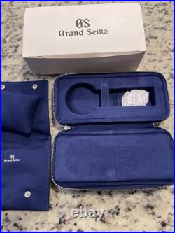Grand Seiko Watch Case and soft pouch, Holds 2 Watches. Brand New, Never Used