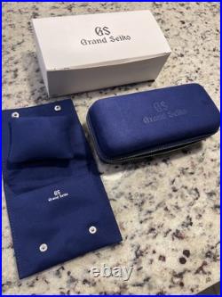 Grand Seiko Watch Case and soft pouch, Holds 2 Watches. Brand New, Never Used
