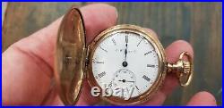 Great Elgin Full Hunting Case Pendant Pocket Watch c1904, Grade 320, 7j