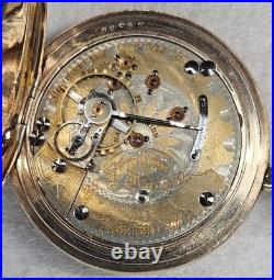 Great Hamilton 18s 21j 941 Two Tone Pocket Watch Nice Case