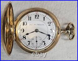 Great Hamilton 18s 21j 941 Two Tone Pocket Watch Nice Case