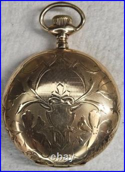 Great Hamilton 18s 21j 941 Two Tone Pocket Watch Nice Case