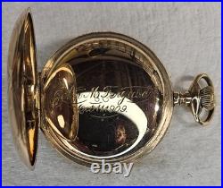 Great Hamilton 18s 21j 941 Two Tone Pocket Watch Nice Case