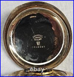 Great Hamilton 18s 21j 941 Two Tone Pocket Watch Nice Case