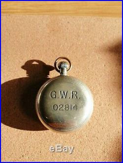 Great Western Railway Record 15 Jewel Pocket Watch Nickel Cased, runs fine