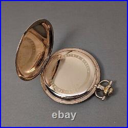 Gruen VeriThin Precision ULTRA Quality Rose Gold Filled Case Pocket Watch AS IS