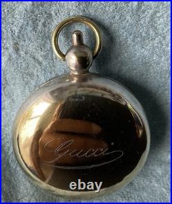 Gucci Sterling Silver Pocket Watch Pill Case