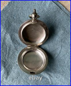 Gucci Sterling Silver Pocket Watch Pill Case