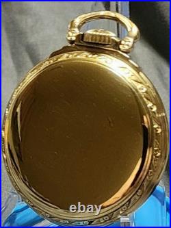 HAMILTON 16s POCKET WATCH CASE, 10K GOLD FILL, CHRISTMAS RIGHT AROUND THE CORNER