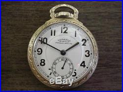 Hamilton 23j Railway Special 950b Adj 6 Pos Railroad Pocket Watch 10k Gf Case Nr