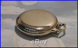 HAMILTON 950B 23 jewels railroad pocket watch in bar over crown case NO RESERVE