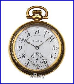 Hamilton 950 Swing Out Case Pocket Watch 23j Size 16s Circa 1923