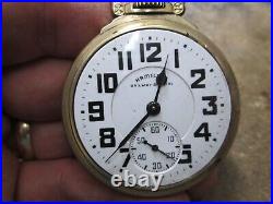 HAMILTON RAILWAY SPECIAL 992B 21J FANCY GOLD FILLED CASE Running Pocket Watch