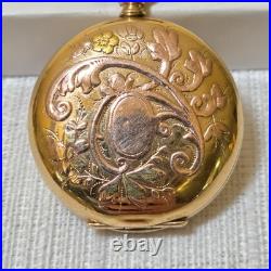 HAMPDEN The Four Hundred Model 3 Size 3/0s 17j Gold Filled Hunter Pocket Watch