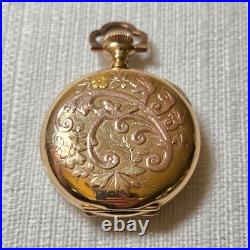 HAMPDEN The Four Hundred Model 3 Size 3/0s 17j Gold Filled Hunter Pocket Watch