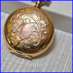 HAMPDEN The Four Hundred Model 3 Size 3/0s 17j Gold Filled Hunter Pocket Watch