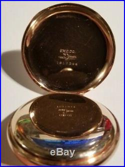 Hamilton 16 size 21 jewels adjusted grade 993 (1914) 14K Gold filled hunter case