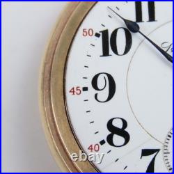 Hamilton 18 Size 23 Jewel Model 946 Railroad Pocket Watch in YGF Display Case