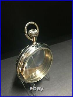 Hamilton 18 Size Pocket Watch Salesman Display Case Two New Crystals