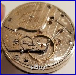 Hamilton 18 size 21 Jewel adjusted grade 940 Railroad watch (1908) nickel case