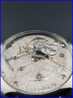 Hamilton 18s 19 Jewels Railroad Grade 944 Pocket Watch in a Display Back Case