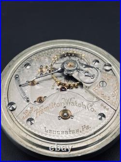 Hamilton 18s 19 Jewels Railroad Grade 944 Pocket Watch in a Display Back Case