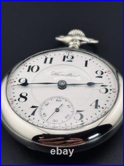 Hamilton 18s 19 Jewels Railroad Grade 944 Pocket Watch in a Display Back Case