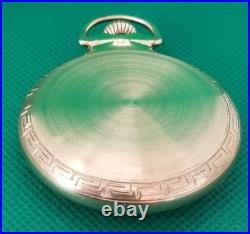 Hamilton 21J 992 Circa 1923 Nawco Case Perfect Porcelain Dial Pocket Watch