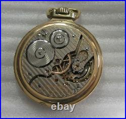 Hamilton 21 jewel 992 Gold Filled case Railroad Watch 5 pos. 16 size Circa 1934