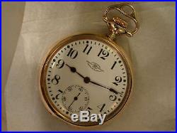 Hamilton 23 Jewels 16s 3 Hinge Ball Watch Co Cleveland Case Runs Well Keeps Time