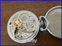 Hamilton 4992B GCT 22j WWII 1942 Pocket Watch 24 HR Navigation Case US Army