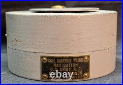 Hamilton 4992B US Military WWII AN-5740 GCT Pocket Watch w Adamson Carrying Case